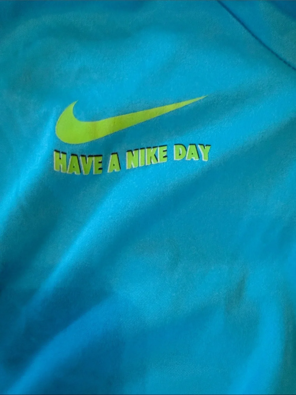 Two sets, Nike rash guard/swim shorts, size small (boys 8-10)